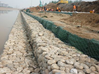 格賓石籠用于南水北調中線干線京石段應急供水工程